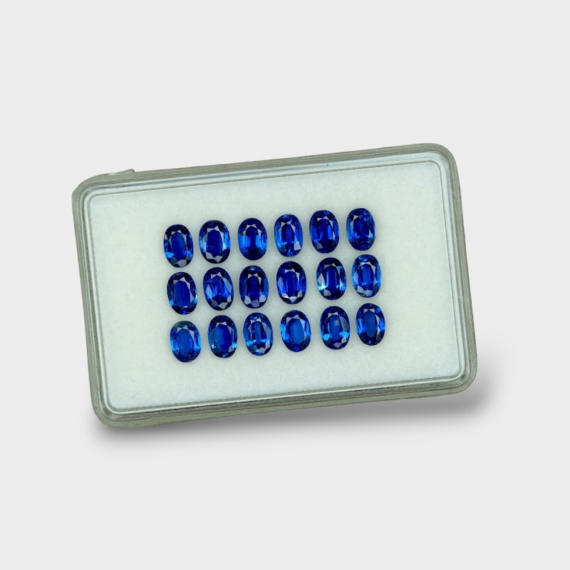 Kyanite 6x4mm Faceted Oval AAA Gemstones Parcel - 170841