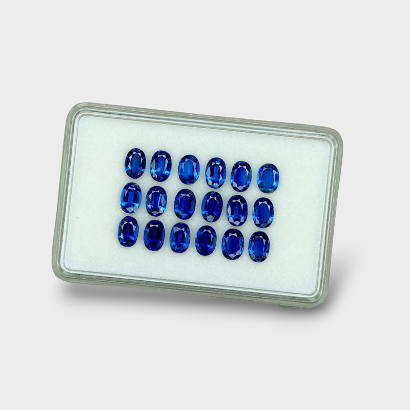 Kyanite 6x4mm Faceted Oval AAA Gemstones Parcel - 170841