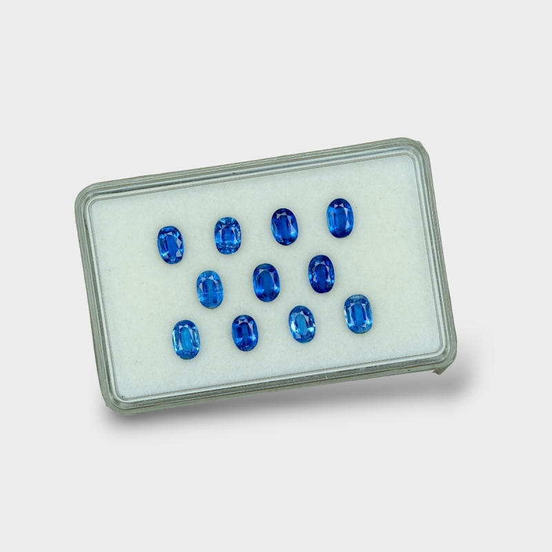 Kyanite 6x4mm Faceted Oval AAA Gemstones Parcel - 170836