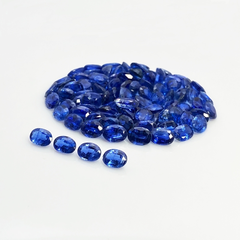 Kyanite 7x5mm Faceted Oval B Gemstones Parcel - 170874