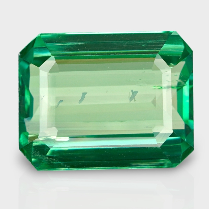 25.57 Cts. Green Kunzite 19.5x15.5mm Step Cut Octagon Shape AA+ Grade Loose Gemstone - Total 1 Pc.