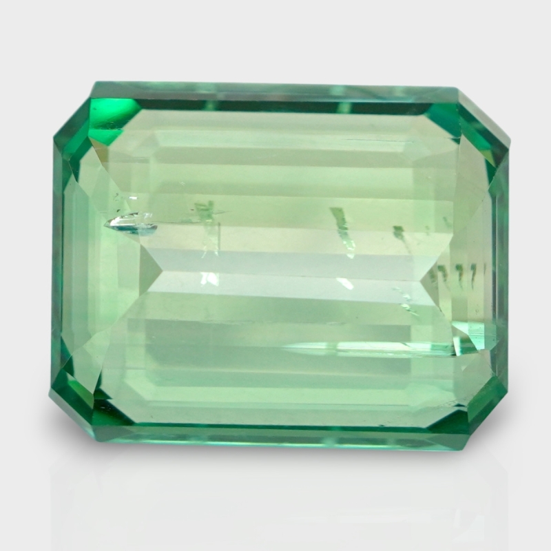 Green Kunzite 19.5x15.5mm Step Cut Octagon AA+ Loose Gemstone - 170977
