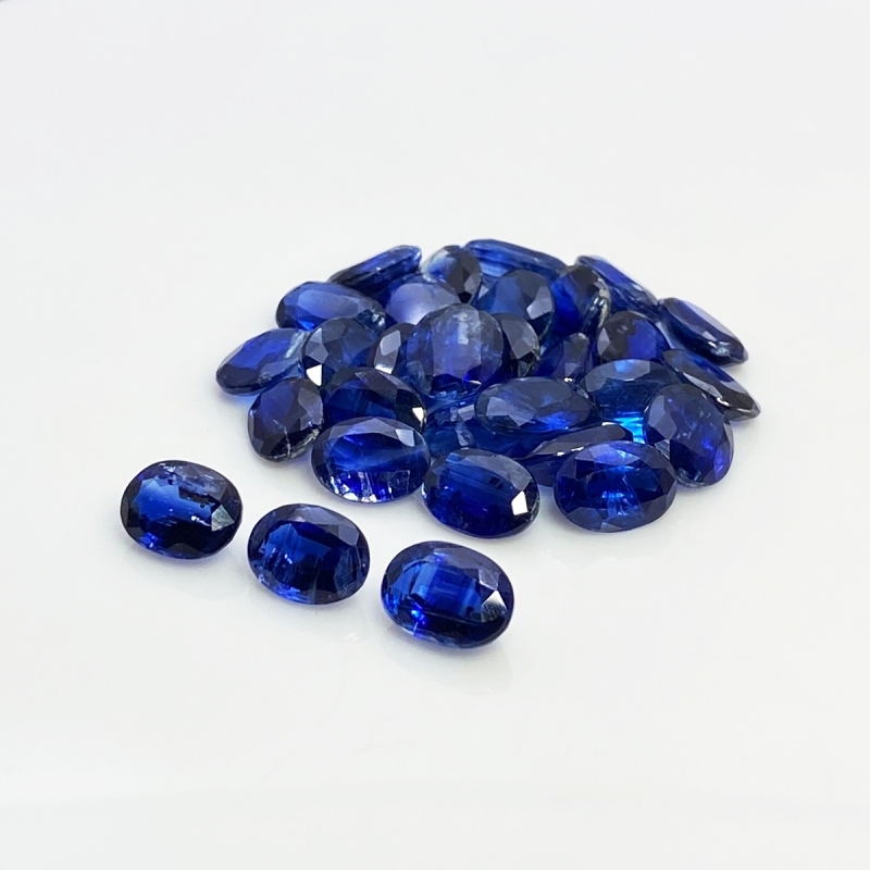 Kyanite 9X7mm Faceted Oval A Gemstones Parcel - 170915