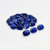 Kyanite 9X7mm Faceted Oval A Gemstones Parcel - 170915