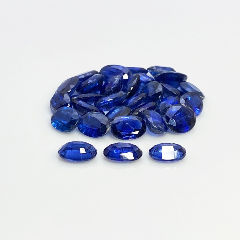 Kyanite 9X7mm Faceted Oval A Gemstones Parcel - 170915