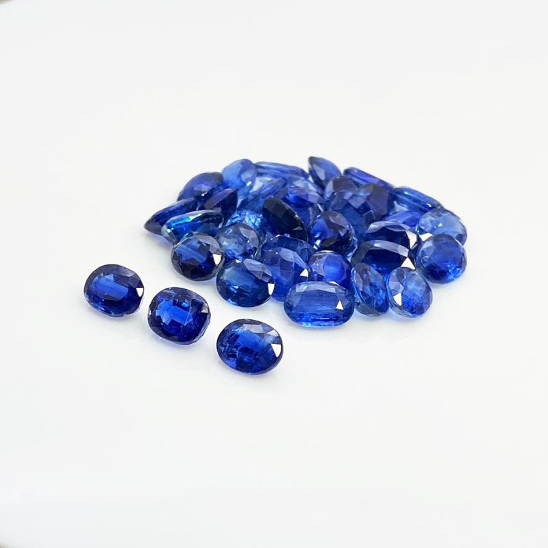 Kyanite 8X6mm Faceted Oval A Gemstones Parcel - 170879