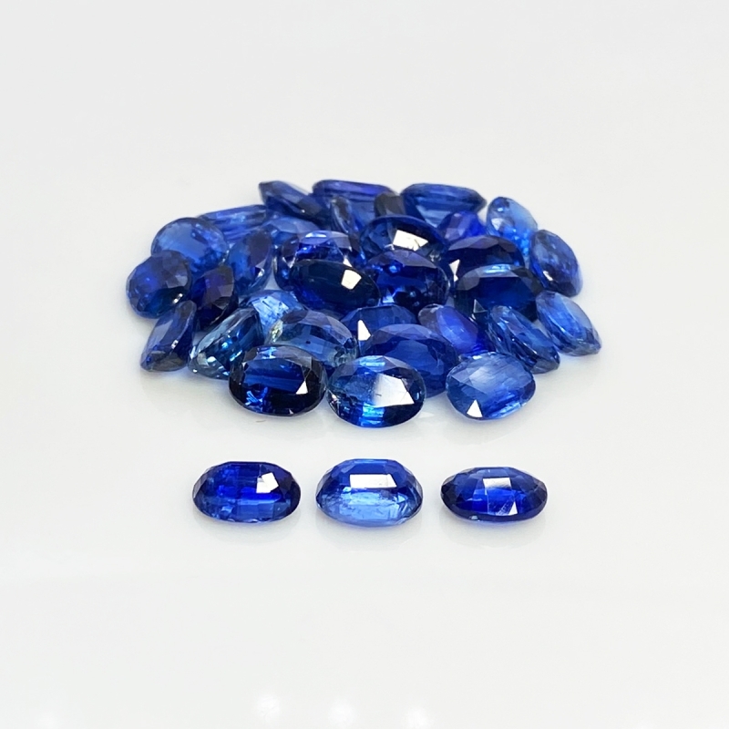 Kyanite 8X6mm Faceted Oval A Gemstones Parcel - 170879