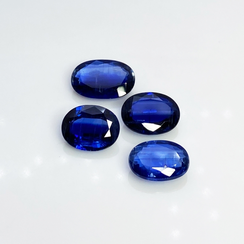 29.95 Cts. Kyanite 9X14-11X16mm Faceted Oval Shape A+ Grade Gemstones Parcel - Total 4 Pc.