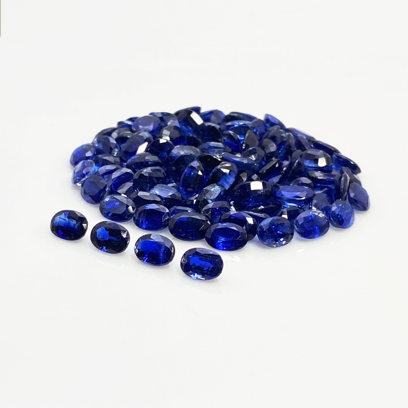 Kyanite 7x5mm Faceted Oval B Gemstones Parcel - 170872