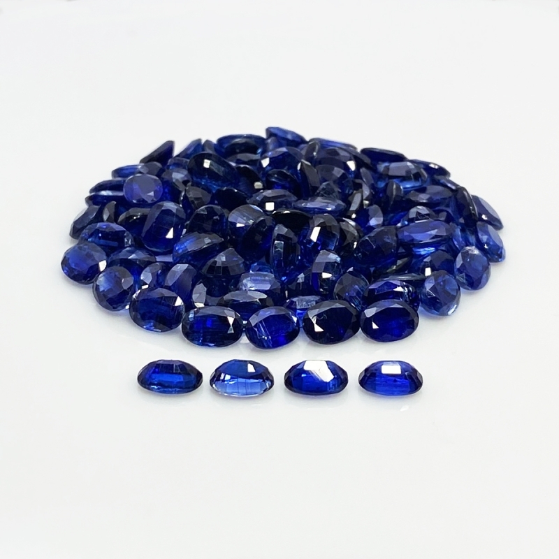 Kyanite 7x5mm Faceted Oval B Gemstones Parcel - 170872