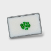 Tsavorite Garnet 4x5-4x6mm Faceted Oval AA Gemstones Parcel - 180200