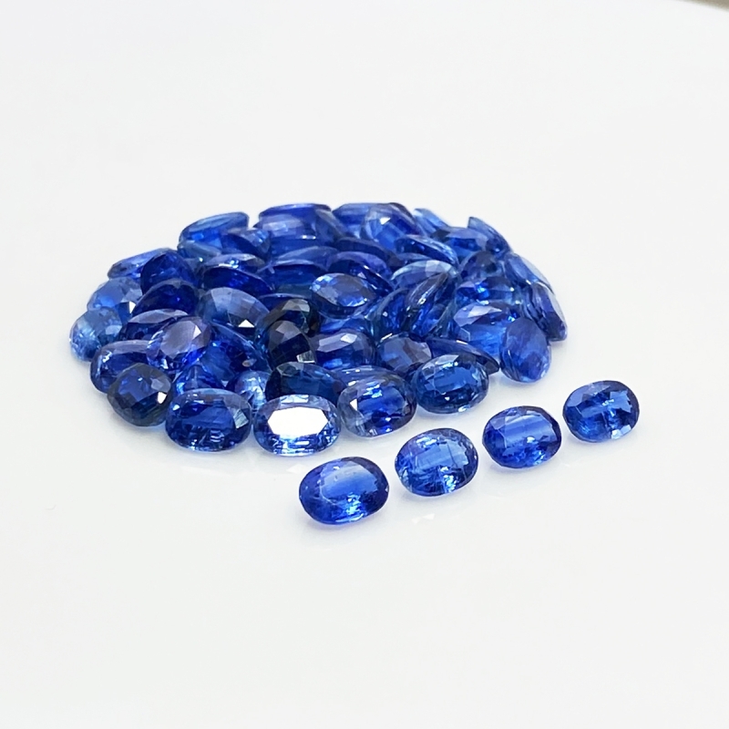 Kyanite 7x5mm Faceted Oval A Gemstones Parcel - 170869