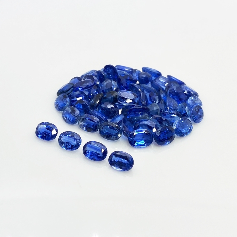 Kyanite 7x5mm Faceted Oval A Gemstones Parcel - 170869
