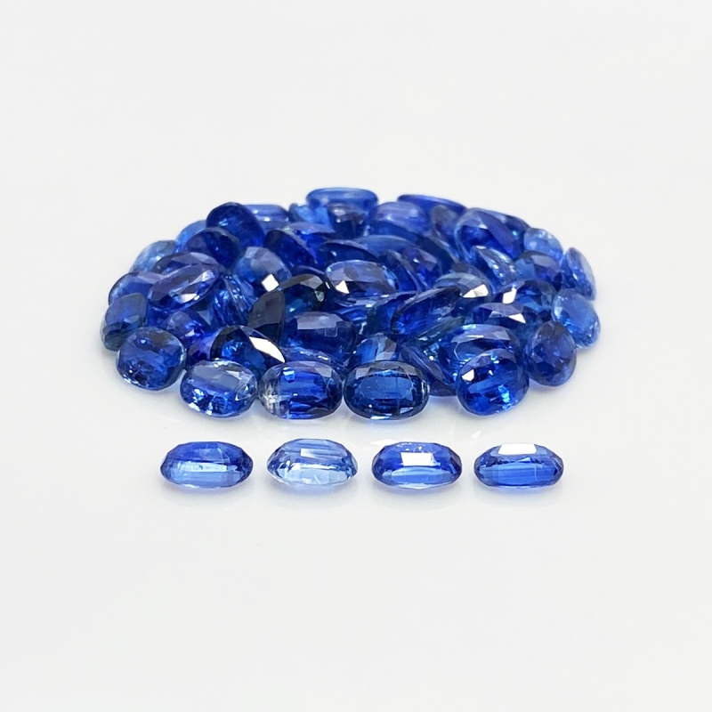 Kyanite 7x5mm Faceted Oval A Gemstones Parcel - 170869