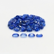 Kyanite 7x5mm Faceted Oval A Gemstones Parcel - 170869