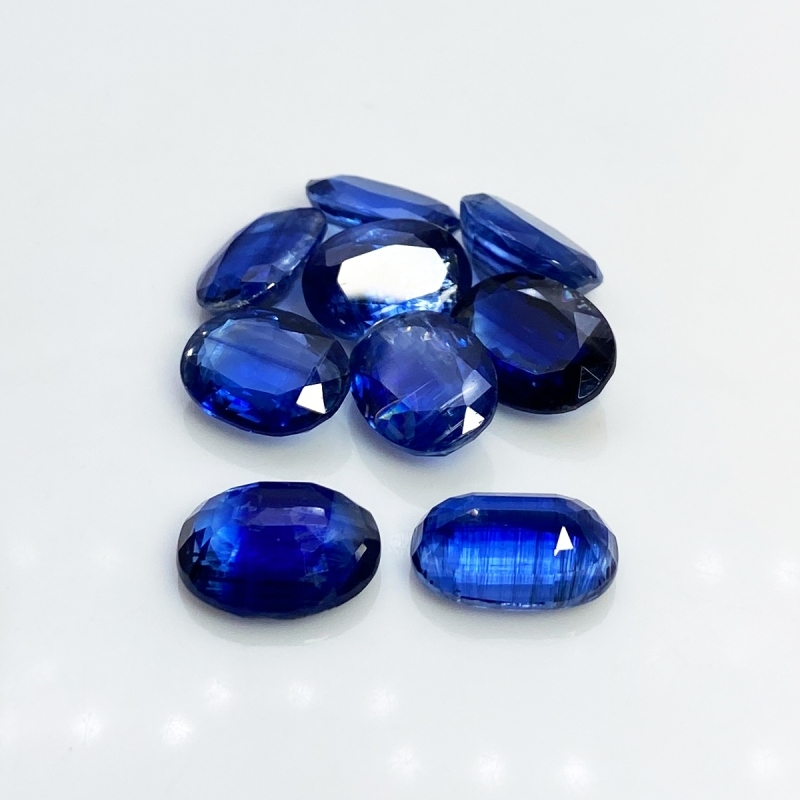 Kyanite 9X13-11X13mm Faceted Oval A Gemstones Parcel - 170927