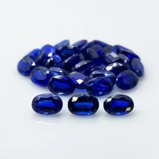 21.54 Cts. Kyanite 6x4mm Faceted Oval Shape AA+ Grade Gemstones Parcel - Total 33 Pc.