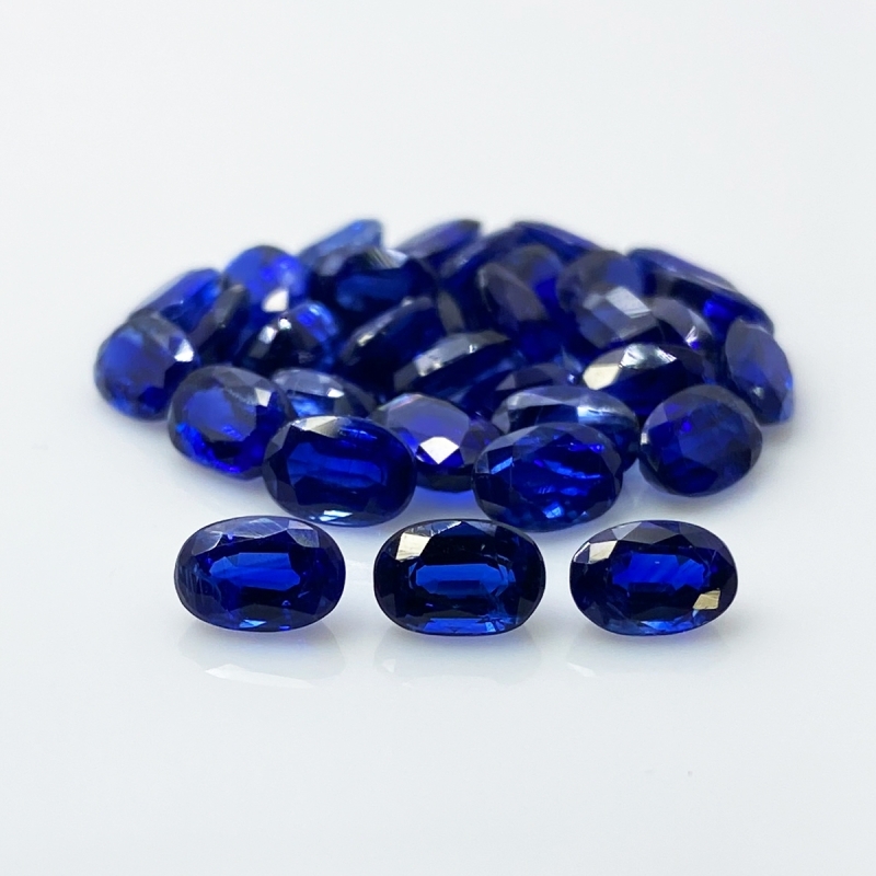 21.54 Cts. Kyanite 6x4mm Faceted Oval Shape AA+ Grade Gemstones Parcel - Total 33 Pc.