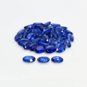 Kyanite 9X7mm Faceted Oval A Gemstones Parcel - 170914
