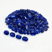 Kyanite 7x5mm Faceted Oval B Gemstones Parcel - 170873