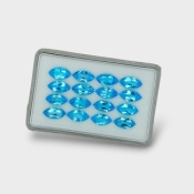 Swiss Blue Topaz 10x5mm Faceted Marquise AAA Gemstones Parcel - 180052