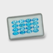 Swiss Blue Topaz 10x5mm Faceted Marquise AAA Gemstones Parcel - 180054