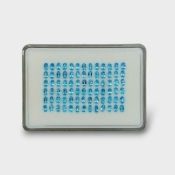 22.18 Cts. Swiss Blue Topaz 5x3mm Faceted Oval Shape AAA Grade Gemstones Parcel - Total 78 Pc.