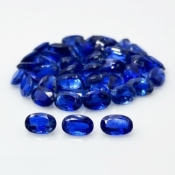 32.74 Cts. Kyanite 6x4mm Faceted Oval Shape AA Grade Gemstones Parcel - Total 56 Pc.