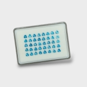 Swiss Blue Topaz 5mm Faceted Trillion AAA Gemstones Parcel - 180086