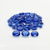 90.35 Cts. Kyanite 9X7mm Faceted Oval Shape A Grade Gemstones Parcel - Total 46 Pc.