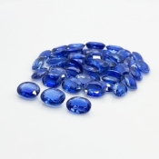 Kyanite 9X7mm Faceted Oval A Gemstones Parcel - 170909