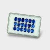 Kyanite 7x5mm Faceted Oval AAA Gemstones Parcel - 170854