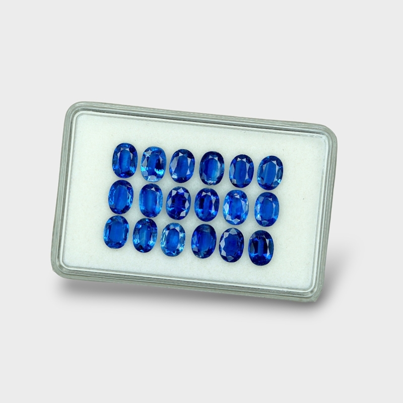 Kyanite 7x5mm Faceted Oval AAA Gemstones Parcel - 170821
