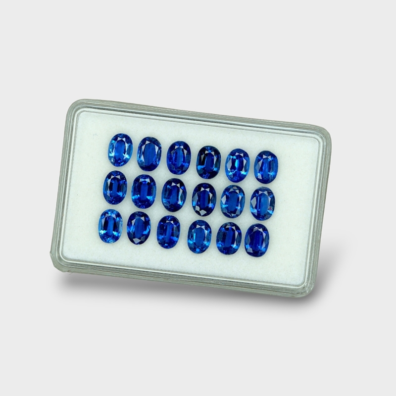 Kyanite 7x5mm Faceted Oval AAA Gemstones Parcel - 170815