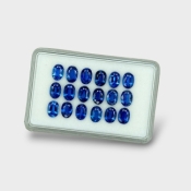 Kyanite 7x5mm Faceted Oval AAA Gemstones Parcel - 170815