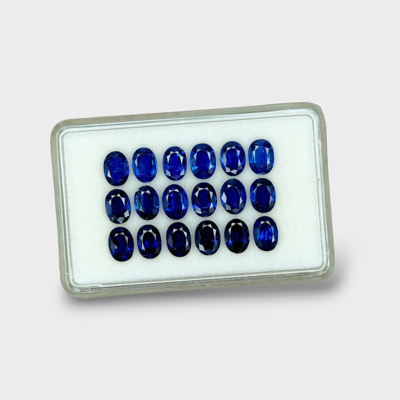 Kyanite 7x5mm Faceted Oval AAA Gemstones Parcel - 170858