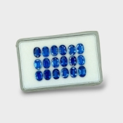 Kyanite 7x5mm Faceted Oval AAA Gemstones Parcel - 170856