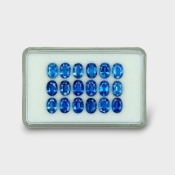 18.26 Cts. Kyanite 7x5mm Faceted Oval Shape AAA Grade Gemstones Parcel - Total 18 Pc.