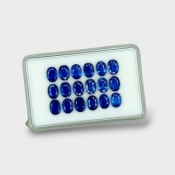 Kyanite 7x5mm Faceted Oval AAA Gemstones Parcel - 170855