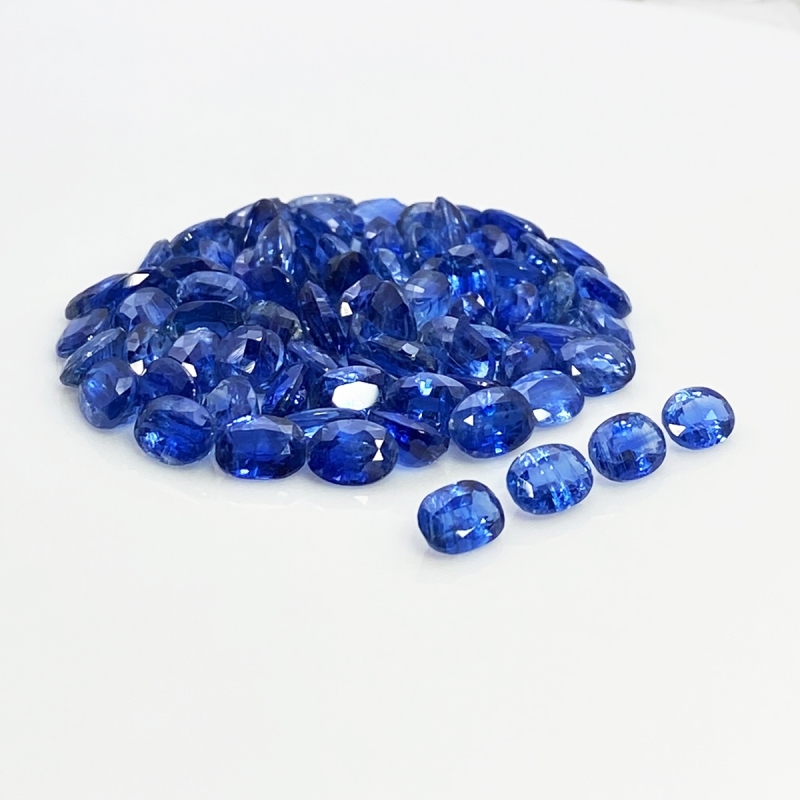 Kyanite 7x5mm Faceted Oval A Gemstones Parcel - 170875