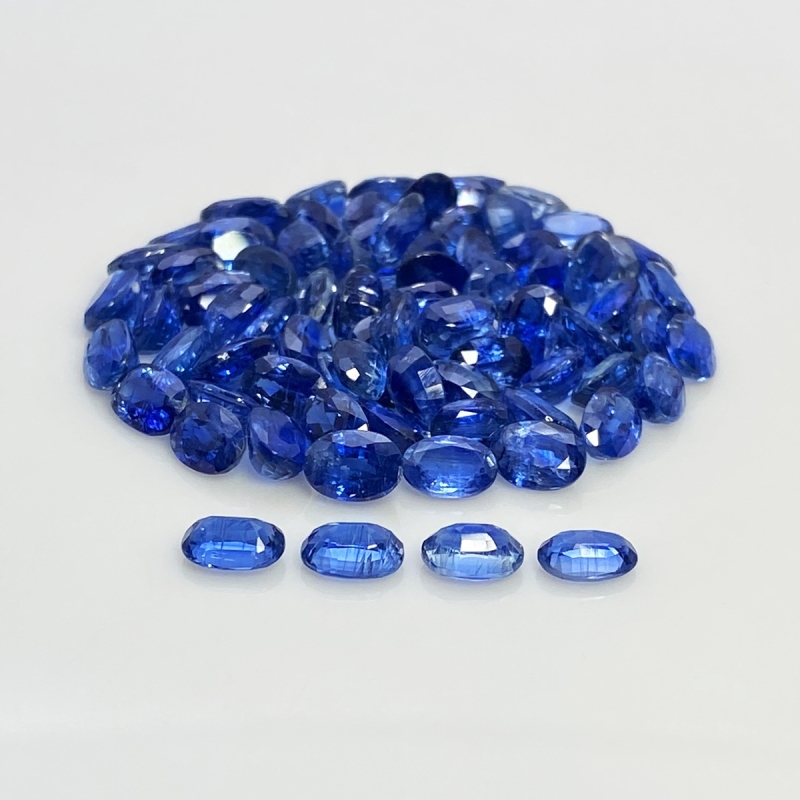 Kyanite 7x5mm Faceted Oval A Gemstones Parcel - 170875