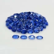 Kyanite 7x5mm Faceted Oval A Gemstones Parcel - 170875