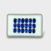 18.53 Cts. Kyanite 7x5mm Faceted Oval Shape AAA Grade Gemstones Parcel - Total 18 Pc.