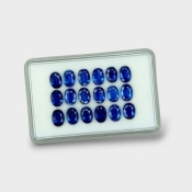 Kyanite 7x5mm Faceted Oval AAA Gemstones Parcel - 170849