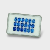 Kyanite 7x5mm Faceted Oval AAA Gemstones Parcel - 170861