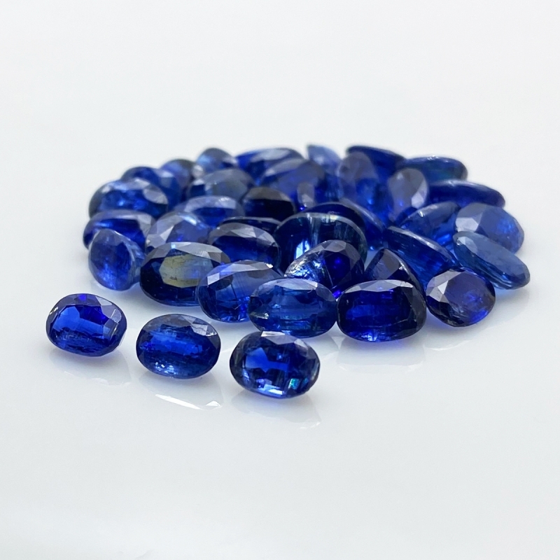 Kyanite 6x4mm Faceted Oval B Gemstones Parcel - 170906