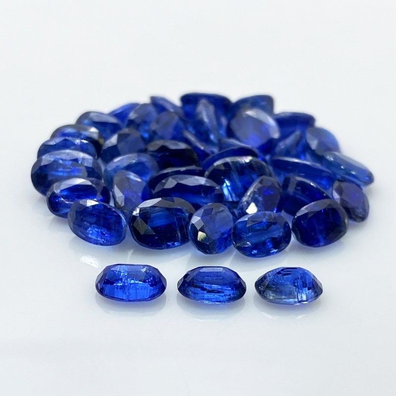 Kyanite 6x4mm Faceted Oval B Gemstones Parcel - 170906