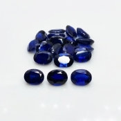 45.6 Cts. Kyanite 9X7mm Faceted Oval Shape A+ Grade Gemstones Parcel - Total 19 Pc.