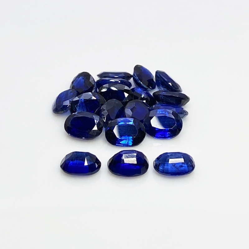 Kyanite 9X7mm Faceted Oval A+ Gemstones Parcel - 170890