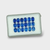 Kyanite 7x5mm Faceted Oval AAA Gemstones Parcel - 170850